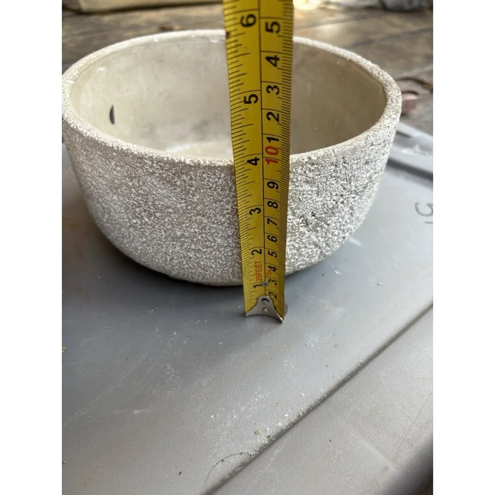 Succulent Planter - Indoor/Outdoor Cement? Planter Pot Gardening Set Of 2